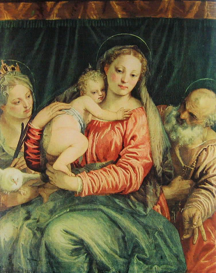 Madonna with Child between St Catherine and St Peter