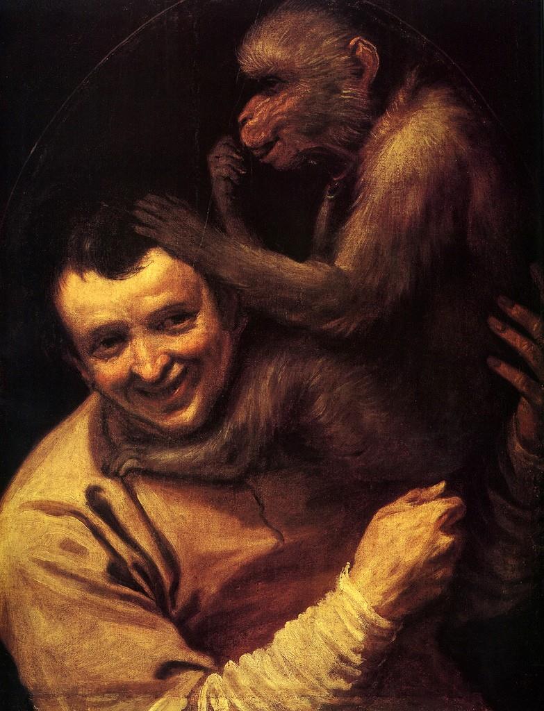 Man with Monkey
