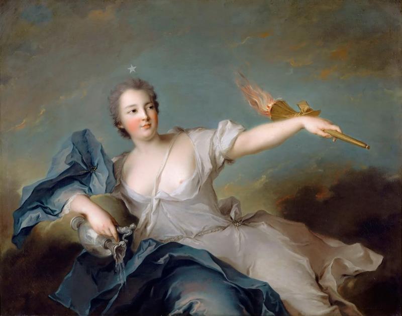 Marie-Anne, Duchesse de Chateauroux, als Aurora