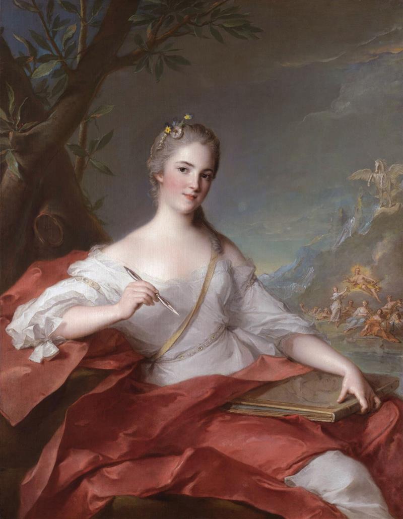 Marie-Geneviève Boudrey, as a muse