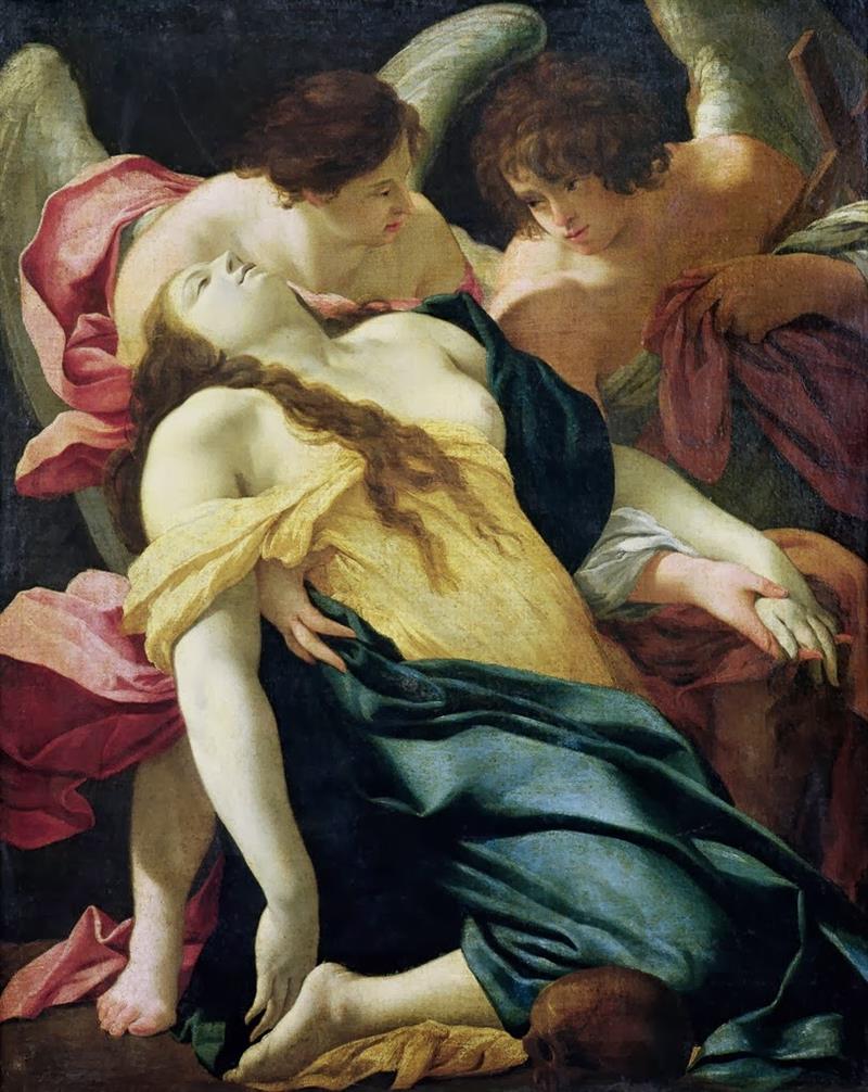 Mary Magdalene Carried by Angels 