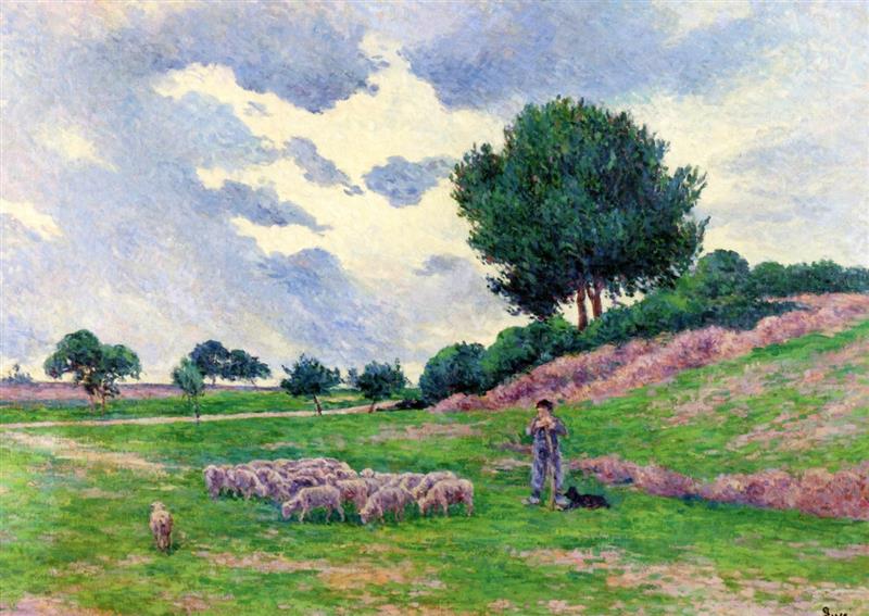 Méréville, a Flock of Sheep