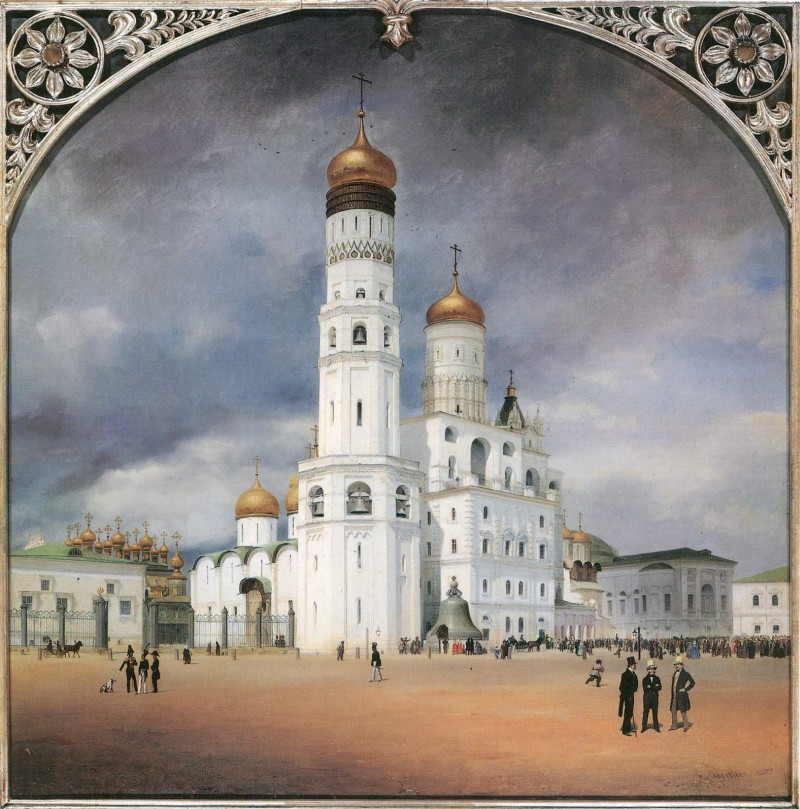 Panorama vom Kreml in Moskau