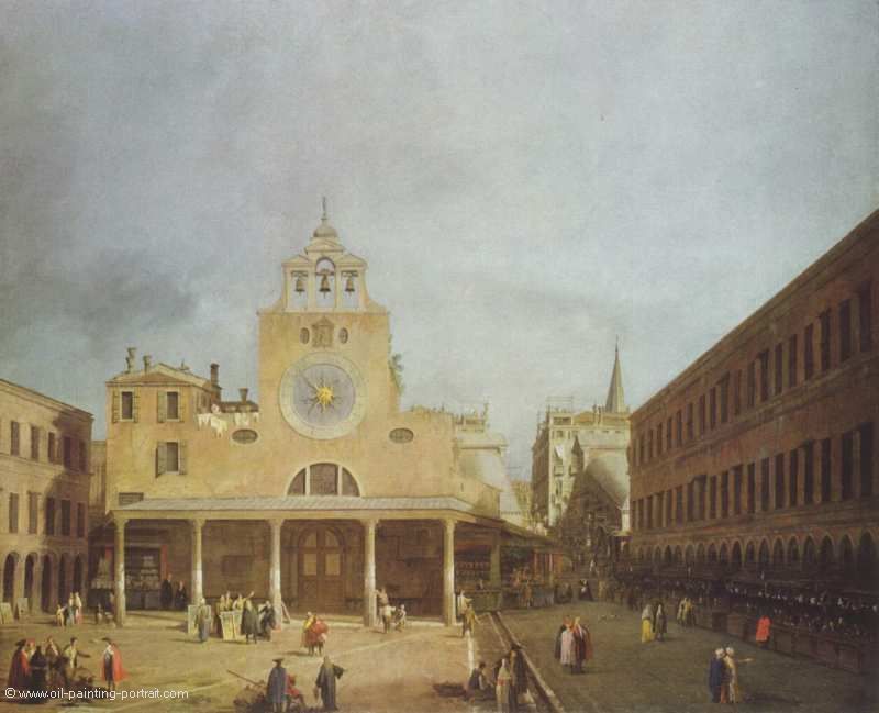 Platz vor San Giacomo di Rialto in Venedig