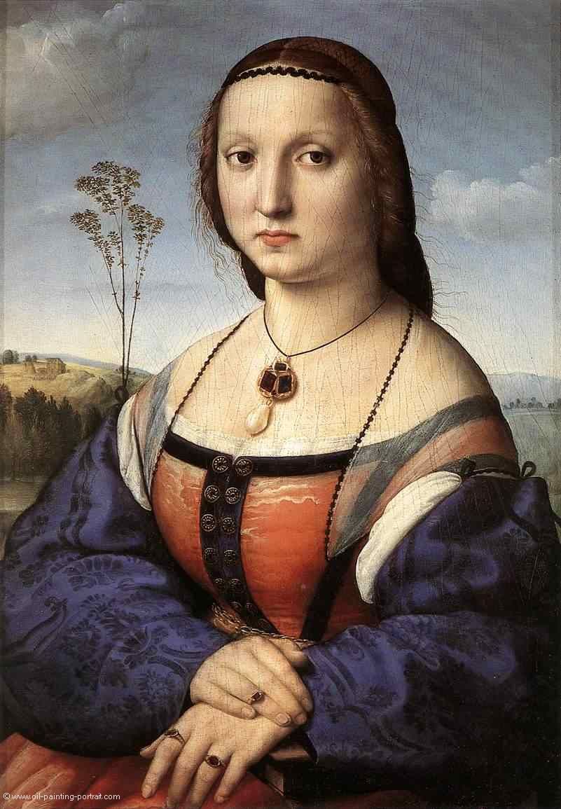 Portrait von Maddalena Doni