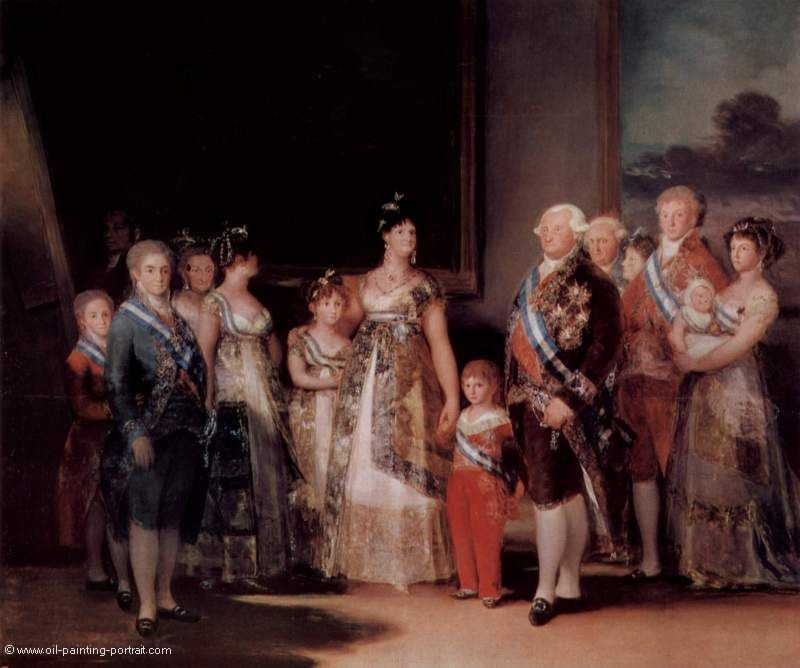 Portrait der Familie Karls IV.