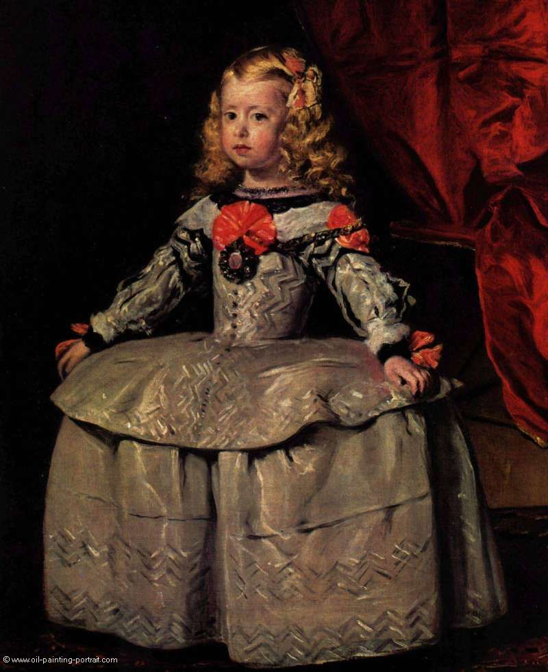 Portrait der Infantin Margareta im Alter von etwa drei Jahren