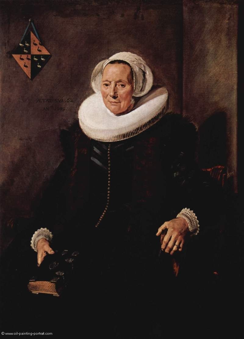 Portrait der Maritge Claesdr. Vooght (Gattin des Pieter Olycan)