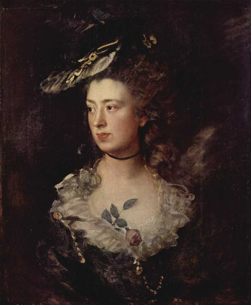 Portrait der Mary Gainsborough (Tochter des Künstlers)