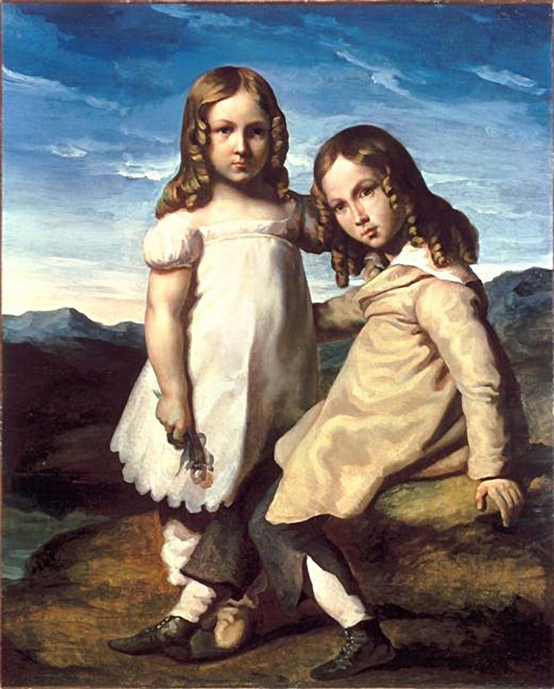 Portrait of Alfred and Elisabeth Dedreux