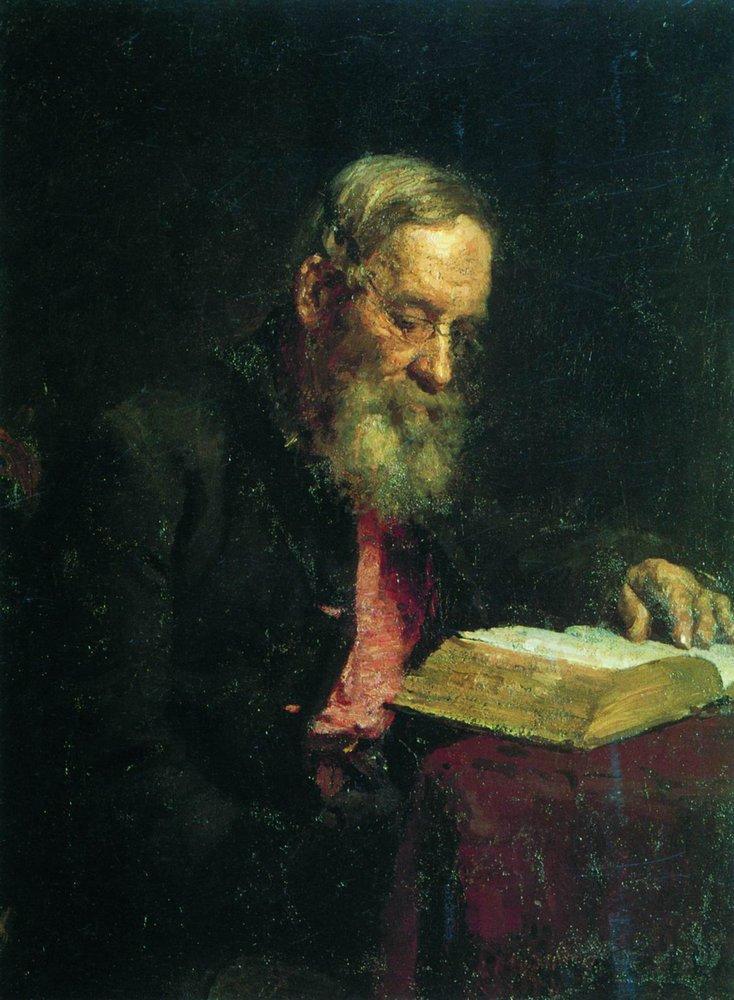 Portrait of Efim Repin
