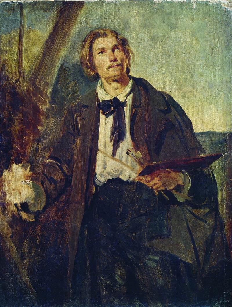 Portrait of Painter Alexander Popov-2