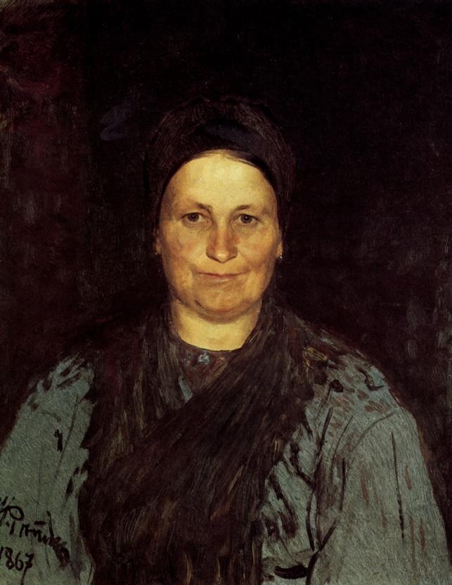 Portrait of Tatyana Repina, the Artist's Mother