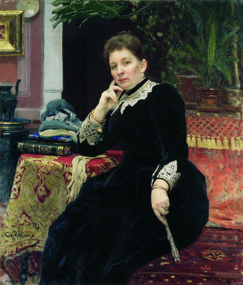 Portrait of the philanthropist Olga Sergeyevna Aleksandrova-Heinz