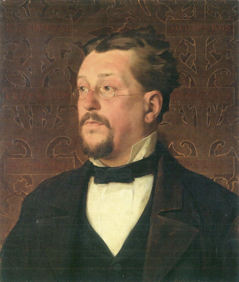 Porträt des Dichters Joseph Victor von Scheffel