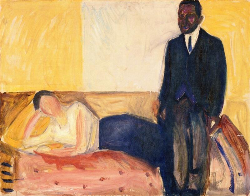 Reclining Woman and Standing African