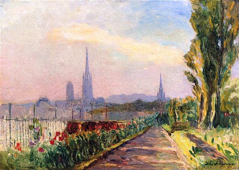 Rouen, a Flowered Lane