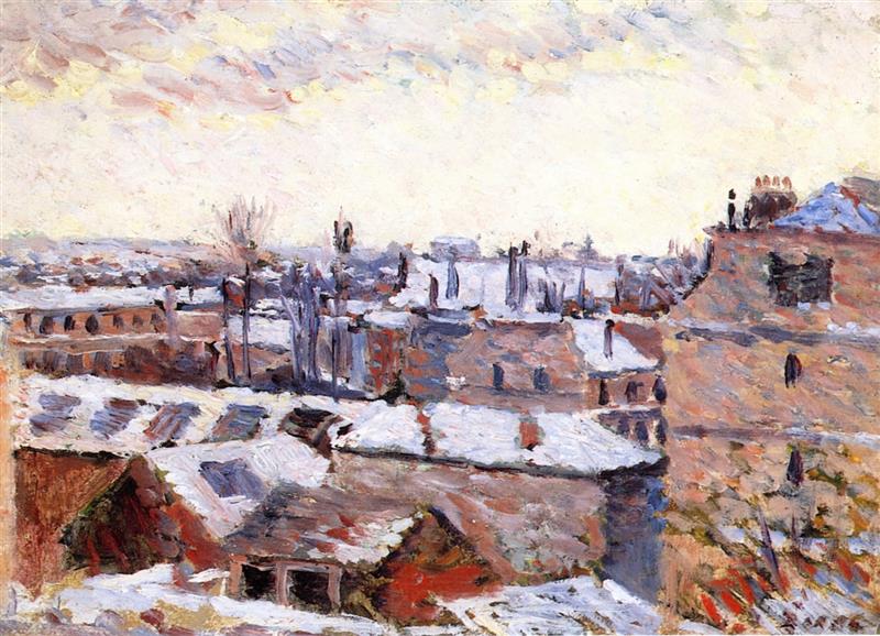 Rue Denfert, Roofs in the Snow