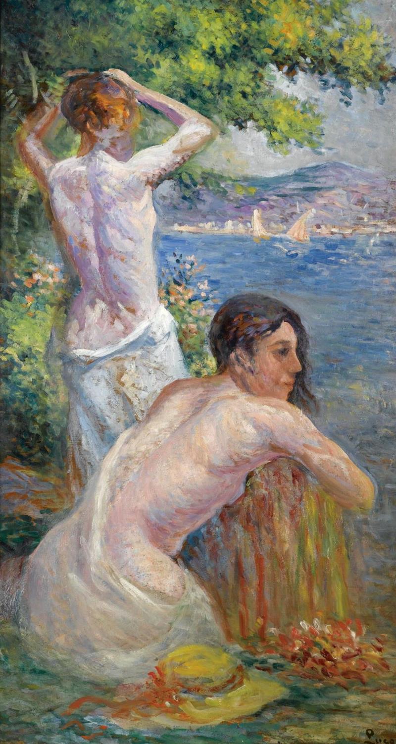Saint Tropez, Two Woman by the Gulf