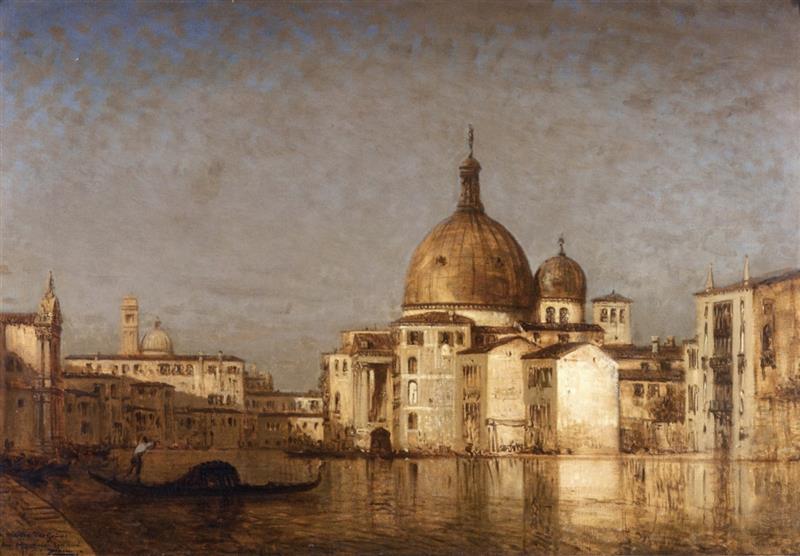 San Simeone Piccolo beyond the Grand Canal, Venise