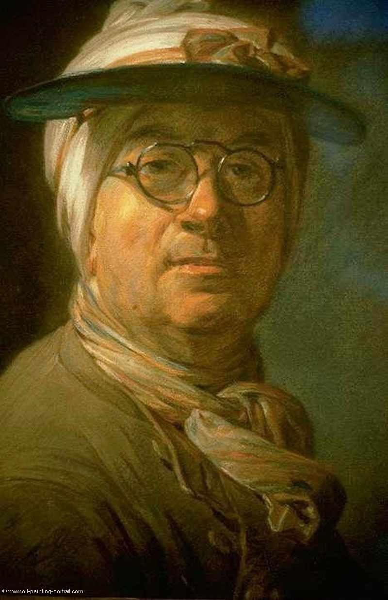 Self Portrait with an Eyeshade