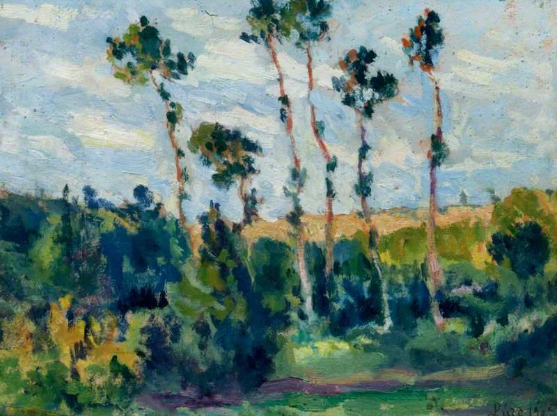 Spring, Trees in a Landscape