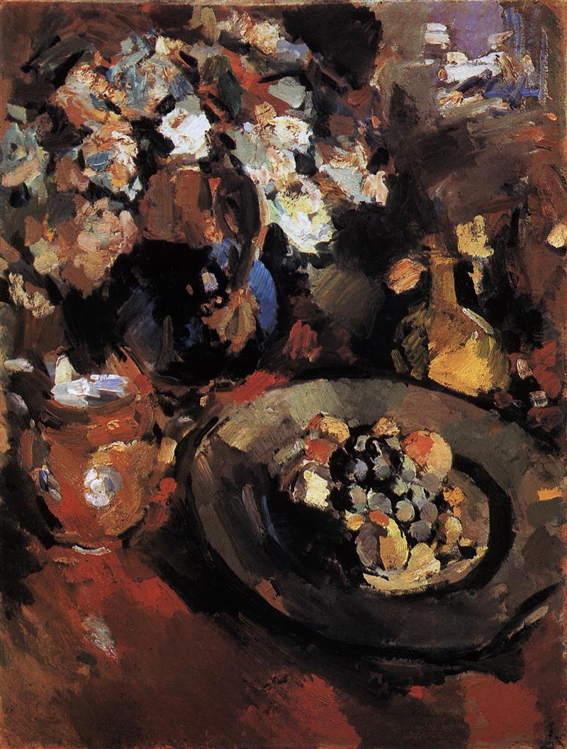 Still Life with Fruit and Bottle