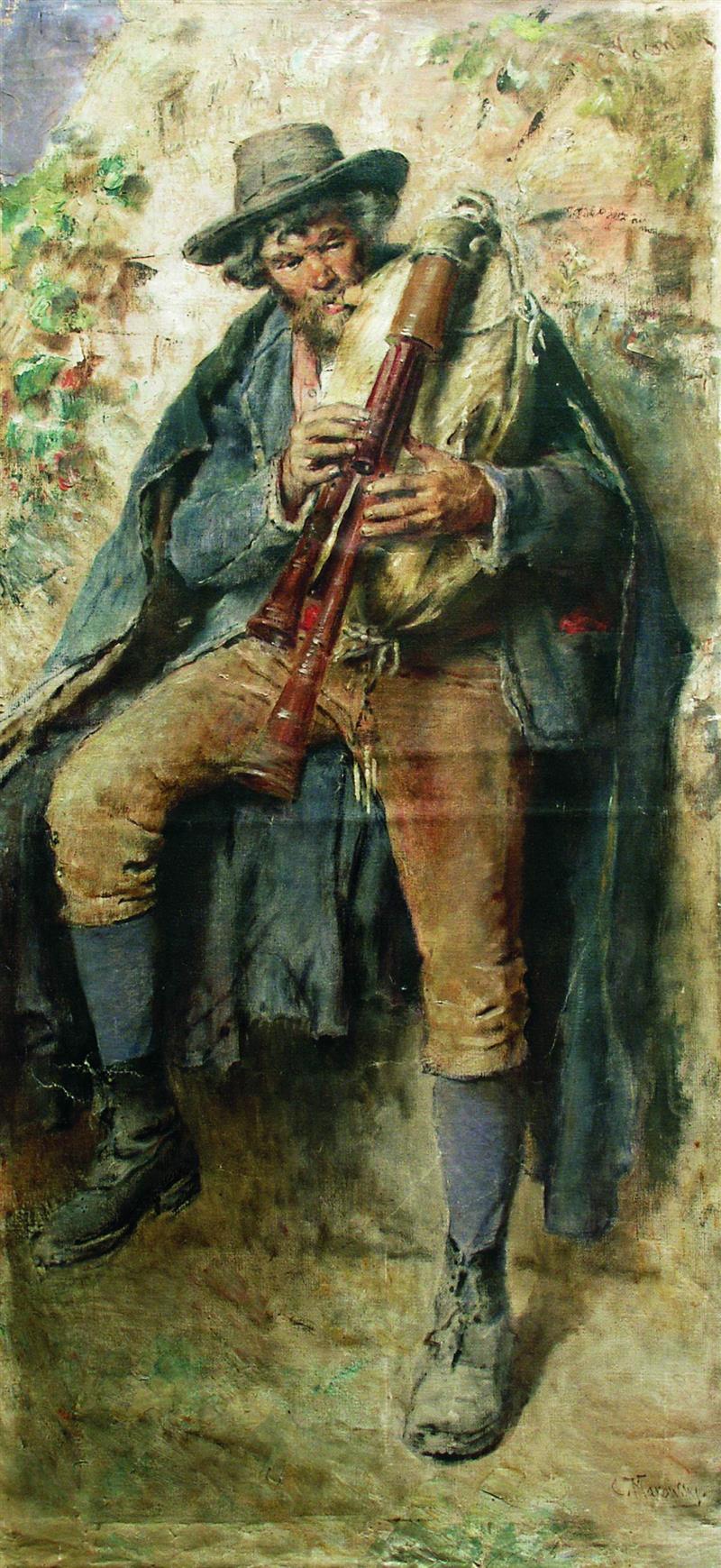 The Bagpipe Player