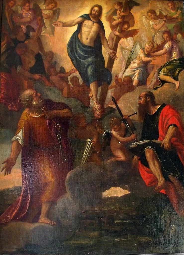 The Christ in Glory with Sts. Peter and Paul