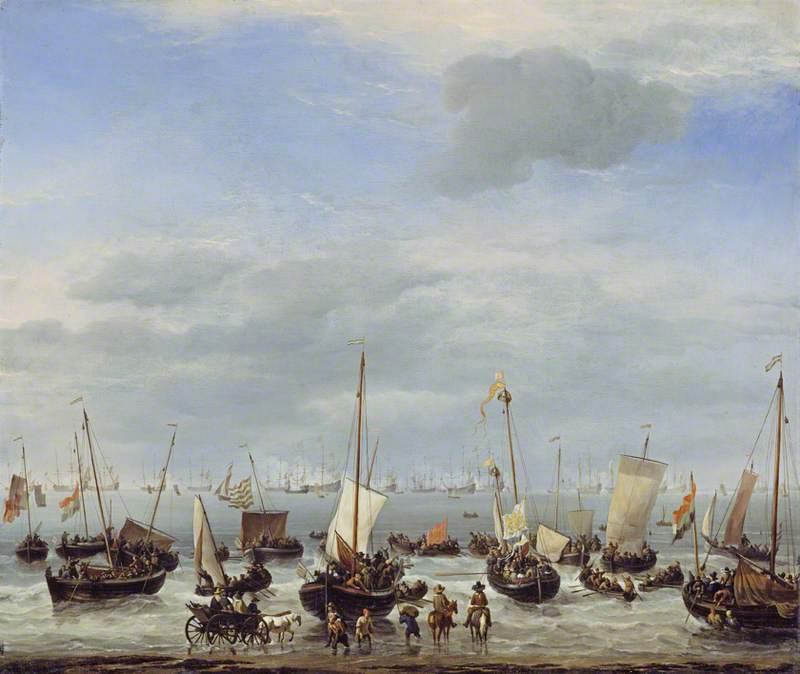 The Embarkation of Charles II at Scheveningen