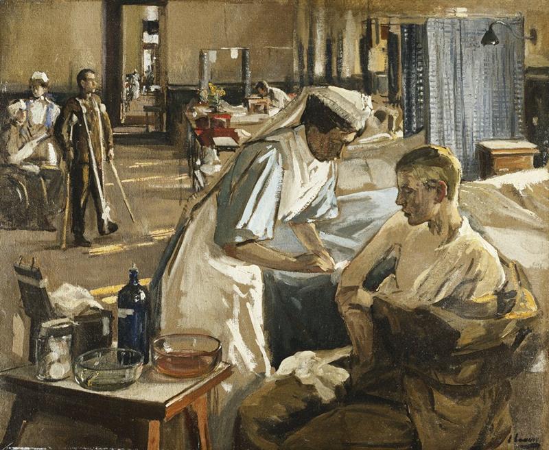The First Wounded, London Hospital