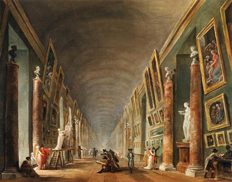 The Grand Gallery of the Louvre 