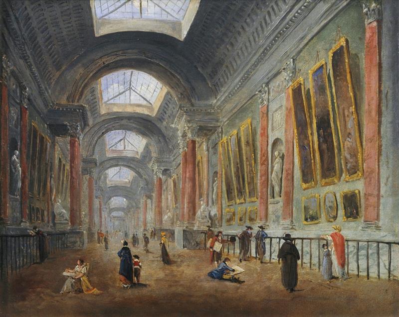 The Grande Galerie of the Louvre
