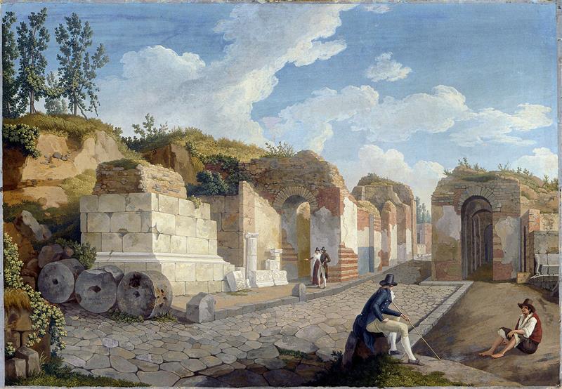 The Herculaneum Gate in Pompeii