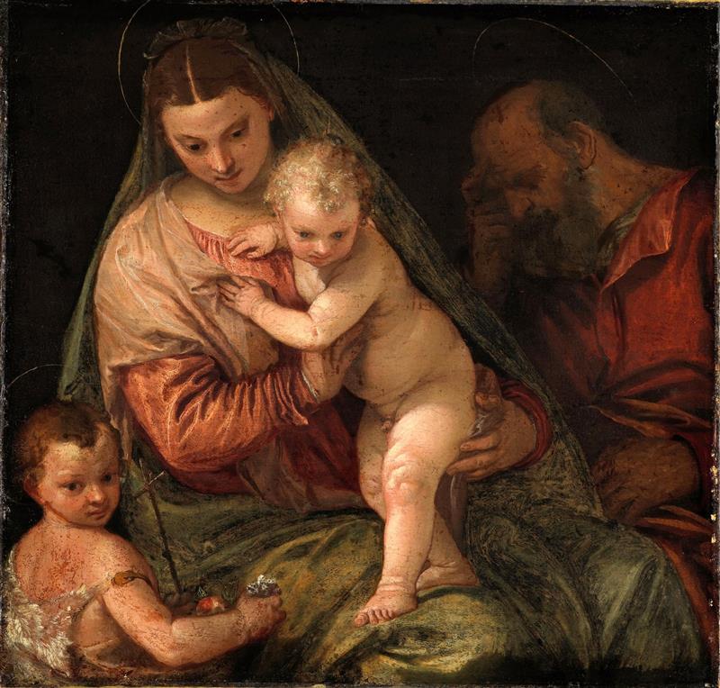 The Holy Family with John the Baptist