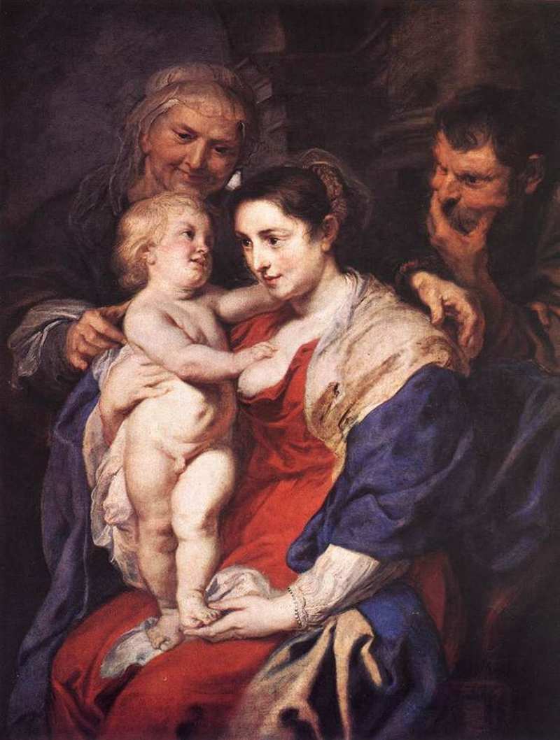 The Holy Family with St Anne