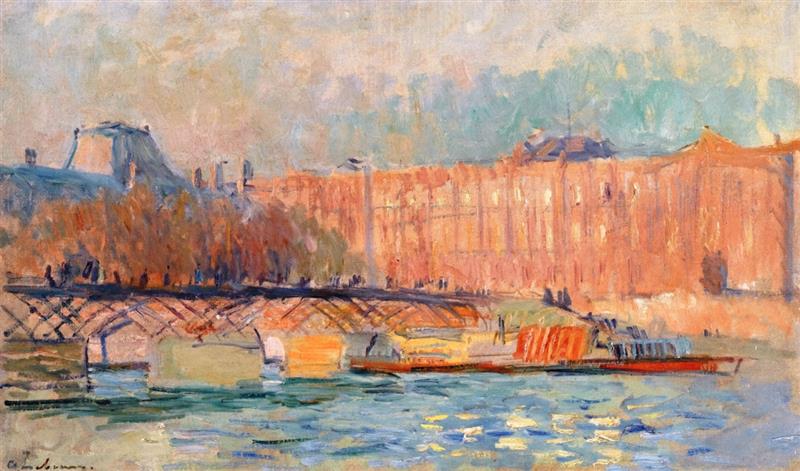 The Louver and the Pont des Arts