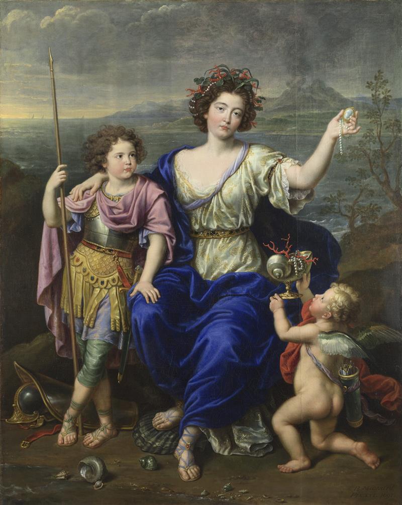 The Marquise de Seignelay and Two of her Children