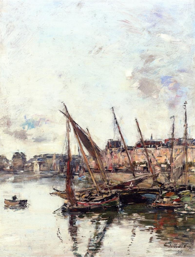 The Port of Trouville, Low Tide