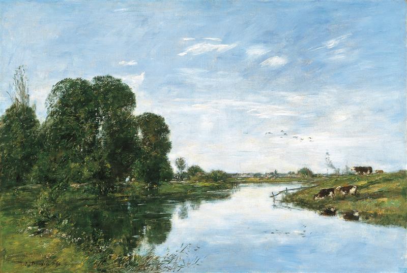 The River Touques at Saint-Arnoult