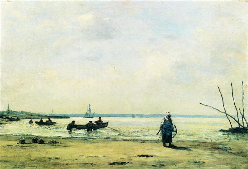 The Shore at Low Tide near Honfleur