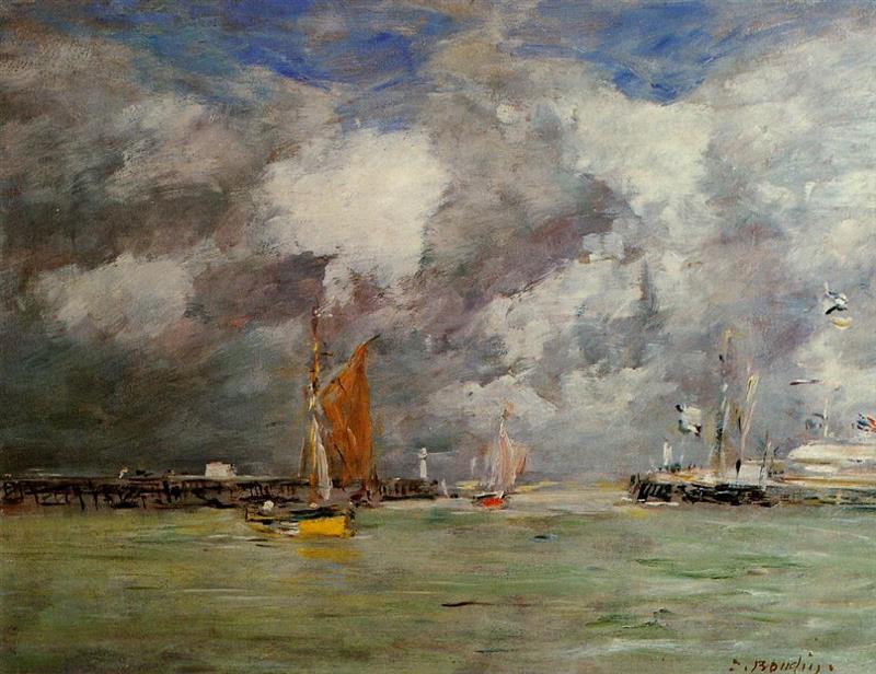 Trouville, the Jettys, High Tide