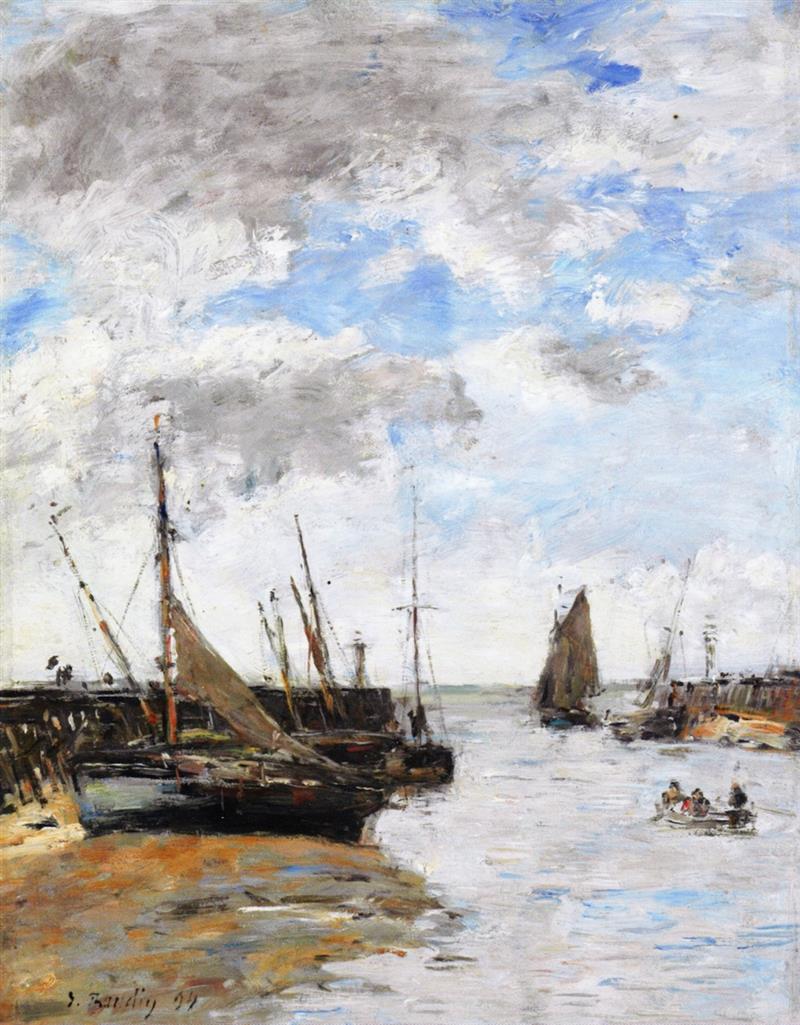 Trouville, the Jettys at Low Tide