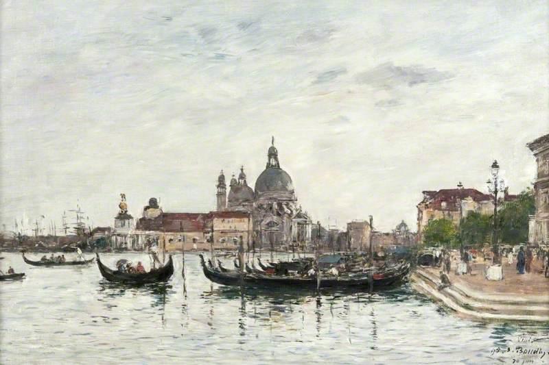 Venice, Santa Maria della Salute and the Dogana seen from across the Canal