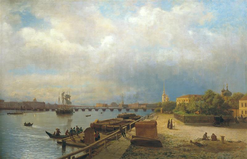 View of the Neva River, St. Petersburg