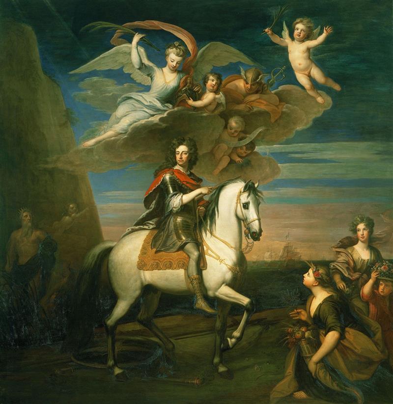 William III on horseback