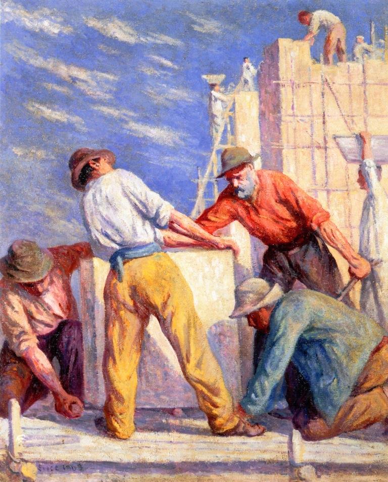 Workers on a Construction Site