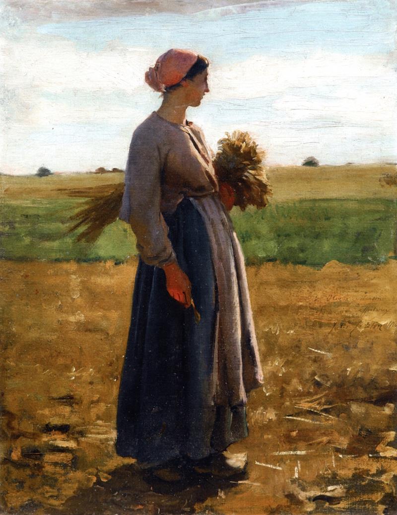 Young Woman in the Fields