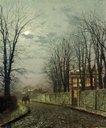 Bild:A Wintry Moon