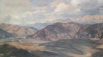 Bild:Blick vom Mendelpass auf den Rosengarten bei Bozen